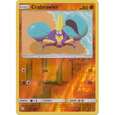crabrawler pokemon card Pokemon Burning Shadows Crabrawler #73 main image 0