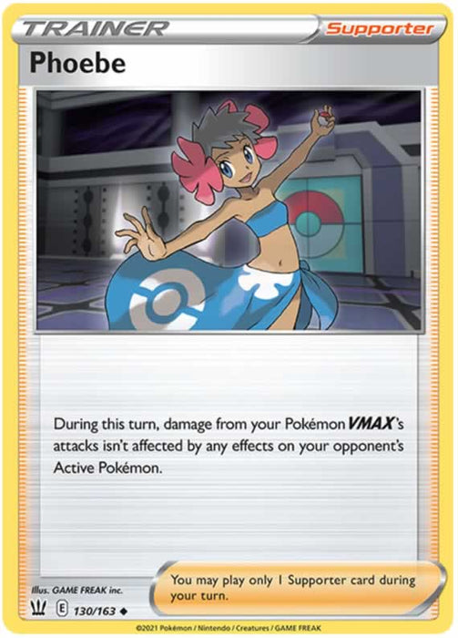 Phoebe 130/163 Uncommon Pokemon Card (Battle Styles)