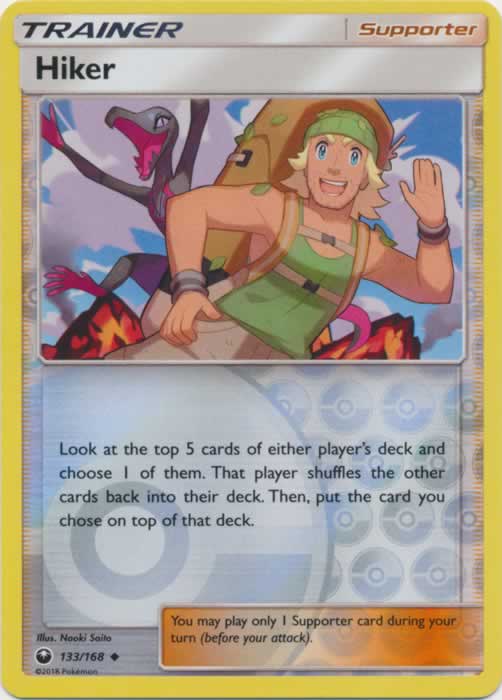 Hiker 133/168 Uncommon Reverse Holo Pokemon Card (Celestial Storm)