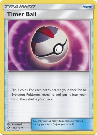 Timer Ball 134/149 Item Card Playset x4 Cards (Sun & Moon) — Titan ...