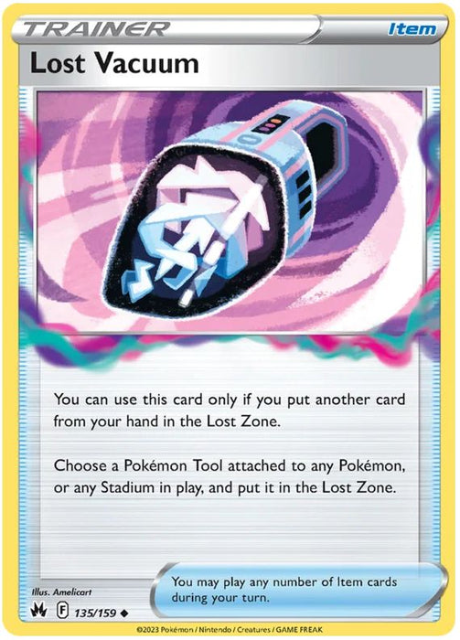 Lost Vacuum 135/159 Uncommon Pokemon Card (SWSH Crown Zenith)