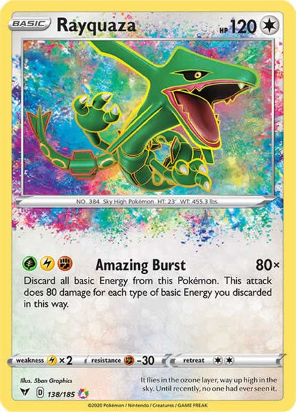 Rayquaza 138/185 P レックウザ アメイジング スペイン語ver 138-185-Rayquaza_grande.jpg?v=