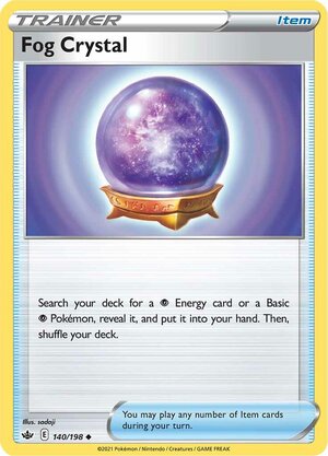 Fog Crystal 140/198 Uncommon Pokemon Card (SWSH Chilling Reign)