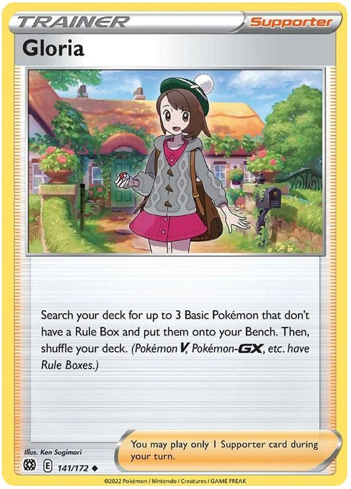 Gloria 141/172 Uncommon Pokemon Card (SWSH Brilliant Stars)