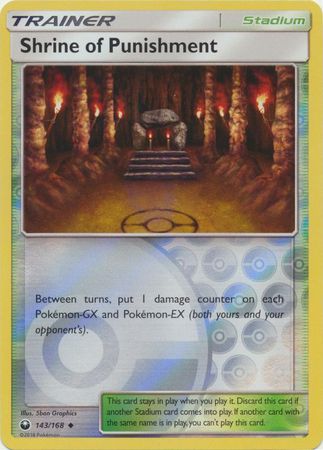 Shrine of Punishment 143/168 Reverse Holo (Celestial Storm) Card