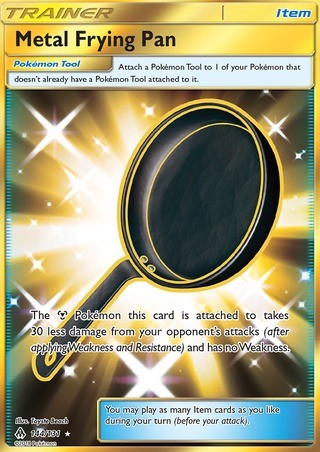 Metal Frying Pan 144/131 Secret Rare Pokemon Card (Forbidden Light)