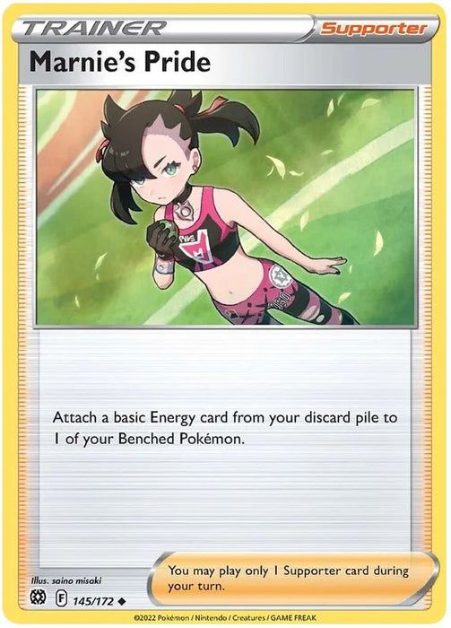 Marnie's Pride 145/172 Uncommon Pokemon Card (SWSH Brilliant Stars)