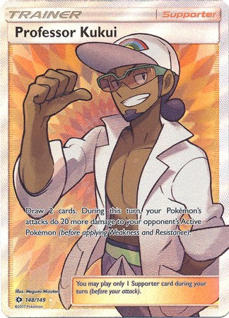 Professor Kukui 148/149 Ultra Rare Pokemon Card (Sun & Moon Base Set) —  Titan Cards Ltd