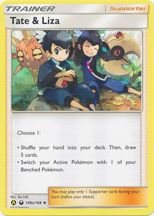 Tate & Liza 148a/168 Alternate Art Trainer Card (Pokemon SM Celestial Storm)