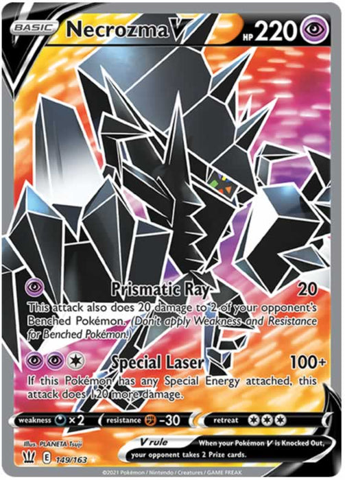 Necrozma V 149/163 Ultra Rare Pokemon Card (Battle Styles)