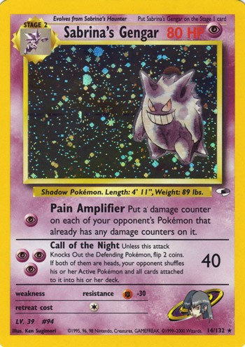SABRINA'S GENGAR HOLO 14/132 ナツメのゲンガー英語版 Sabrina's