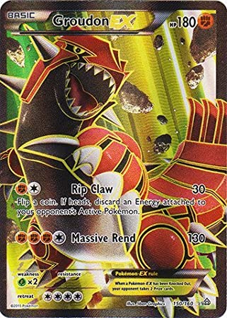 Groudon EX 150/160 Ultra Rare Pokemon Card (XY Primal Clash)