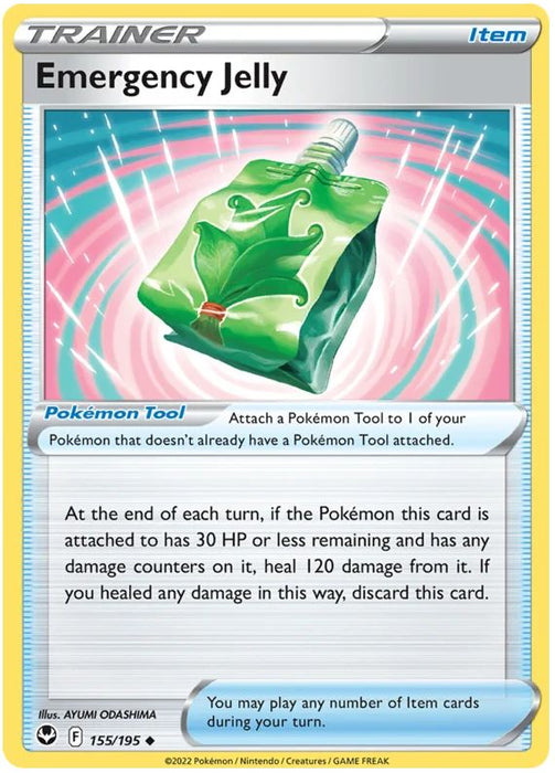 Emergency Jelly 155/195 Uncommon Pokemon Card (SWSH Silver Tempest)