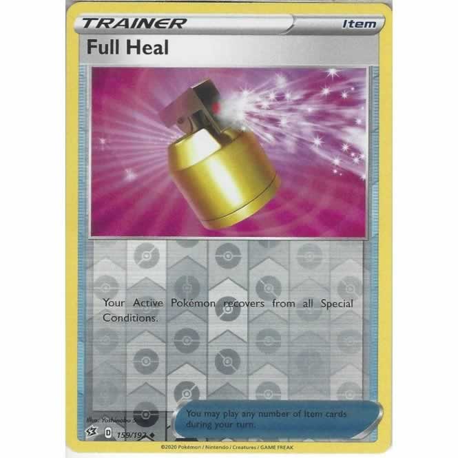 Full Heal 159/192 Uncommon Reverse Holo Pokemon Card (SWSH Rebel Clash)