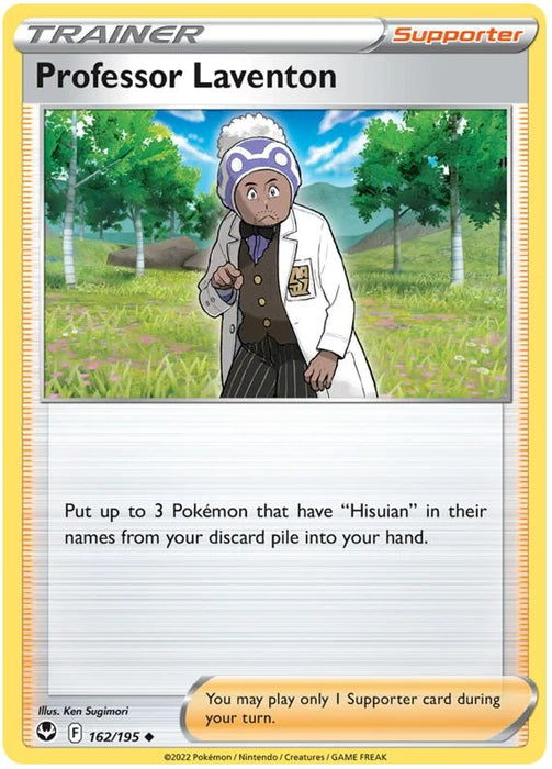 Professor Laventon 162/195 Uncommon Pokemon Card (SWSH Silver Tempest)