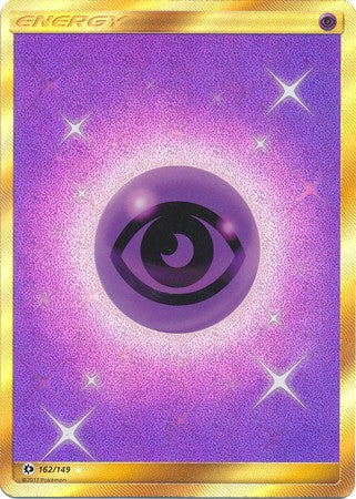 Psychic Energy 162/149 Secret Rare Pokemon Card (Sun & Moon Base Set)