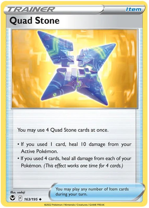 Quad Stone 163/195 Uncommon Pokemon Card (SWSH Silver Tempest)