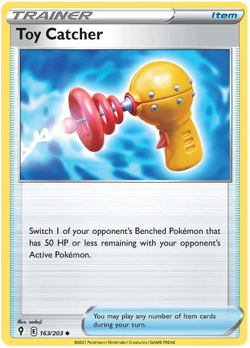 Toy Catcher 163/203 Uncommon Pokemon Card (SWSH Evolving Skies)