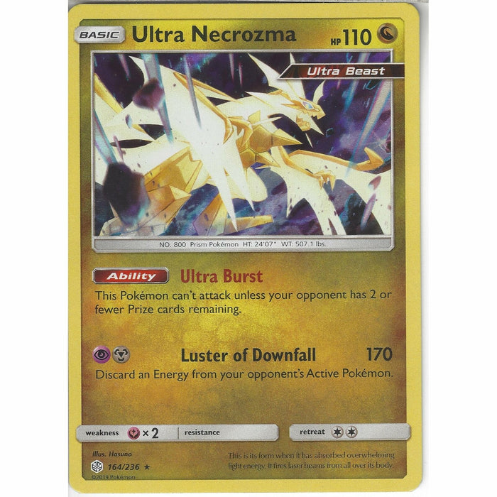 Ultra Necrozma 164/236 Rare Holo Pokemon Card (Cosmic Eclipse)