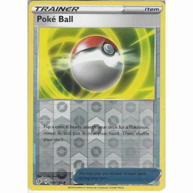 Pokeball 164/192 Pokemon Card (SWSH Rebel Clash)