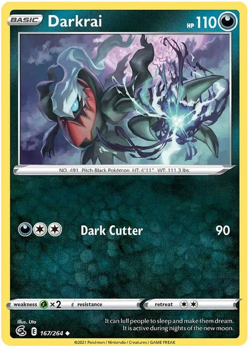 Darkrai 167/264 Uncommon Pokemon Card (SWSH Fusion Strike)