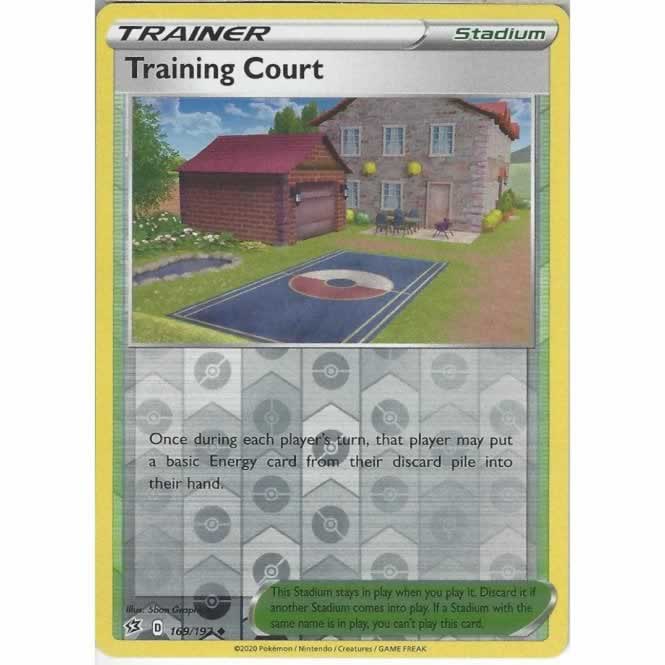 Training Court 169/192 Reverse Holo Pokemon Card (SWSH Rebel Clash)