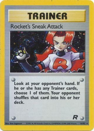 Rocket's Sneak Attack 16/82 Rare Holo Pokemon Card (Team Rocket)