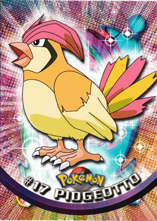 Pidgeotto #17 Topps Series 1 Pokemon Card