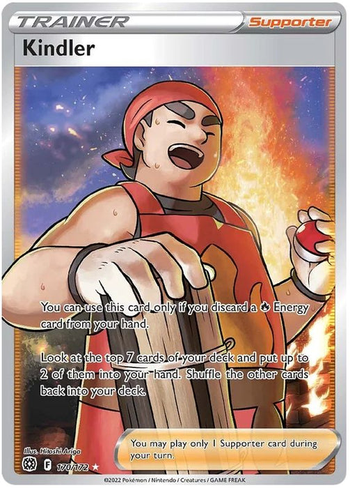 Kindler 170/172 Ultra Rare Pokemon Card (SWSH Brilliant Stars)