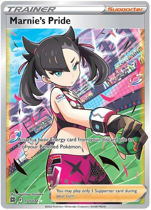 Marnie's Pride 171/172 Ultra Rare Pokemon Card (SWSH Brilliant Stars)