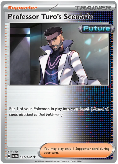 Professor Turo's Scenario 171/182 Uncommon Pokemon Card (SV04 Paradox Rift)