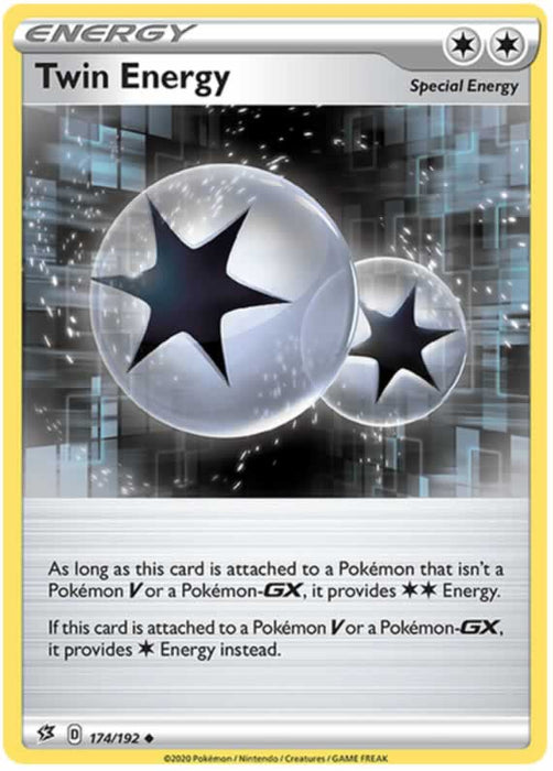 Twin Energy 174/192 Uncommon Pokemon Card (SWSH Rebel Clash)