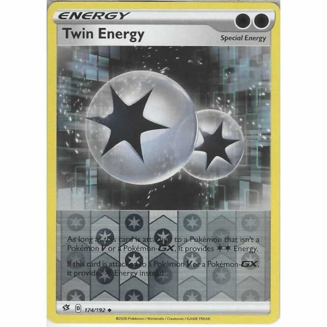 Twin Energy 174/192 Uncommon Reverse Holo (SWSH Rebel Clash)