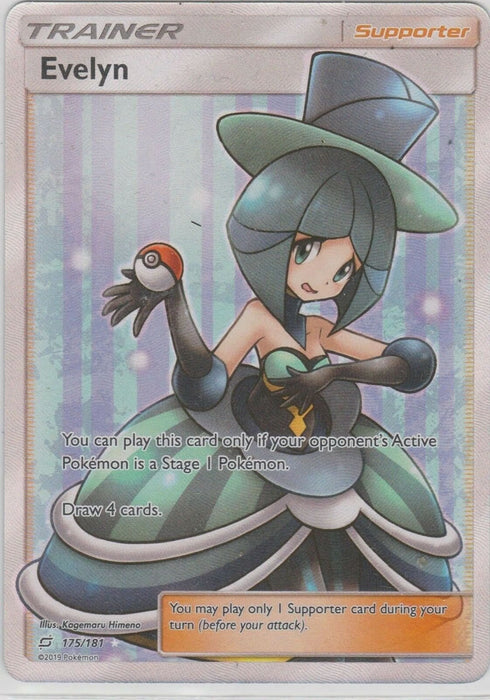 Evelyn 175/181 Full Art Supporter Card (Team Up)