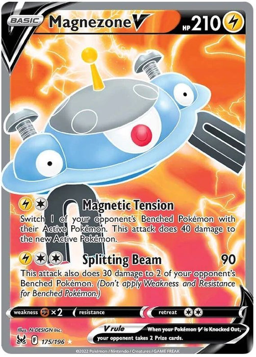 Kyurem V 174/196 Rare Ultra Pokemon Card (Sword & Shield Lost Origin)