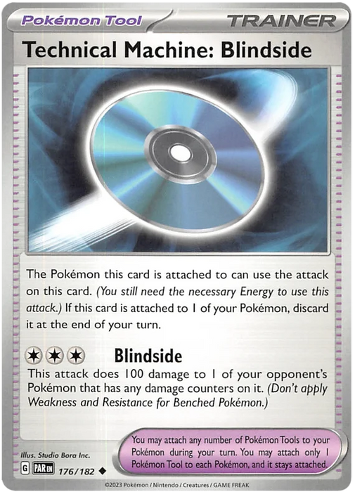 Technical Machine: Blindside 176/182 Uncommon Pokemon Card (SV04 Paradox Rift)