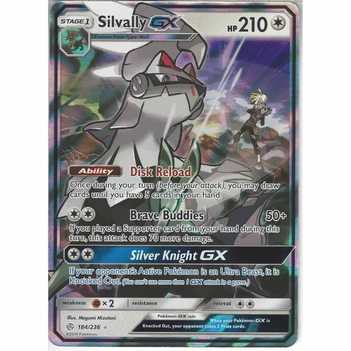 Silvally GX 184/236 Ultra Rare Pokemon Card (Cosmic Eclipse)