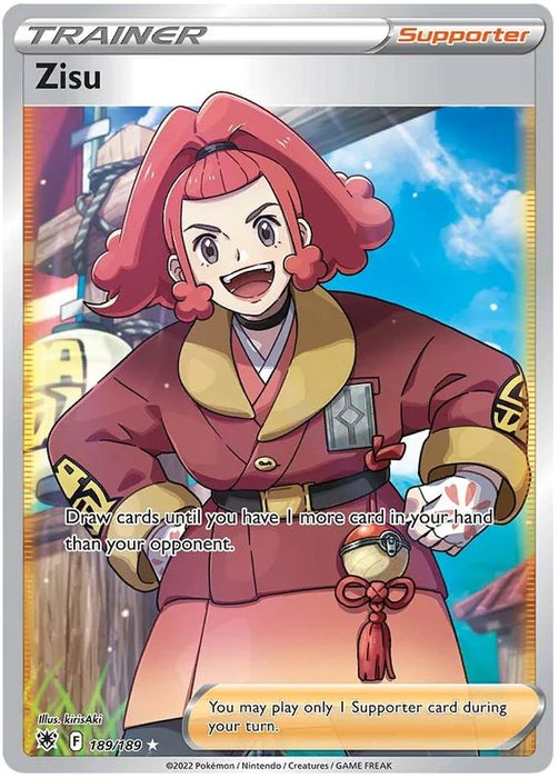 Zisu 189/189 Rare Ultra Pokemon Card (SWSH Astral Radiance)