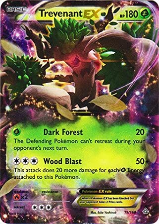 Trevenant EX 19/160 Ultra Rare Pokemon Card (XY Primal Clash)