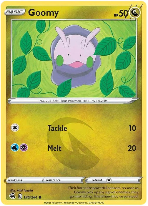 Goomy 195/264 Common Pokemon Card (SWSH Fusion Strike)