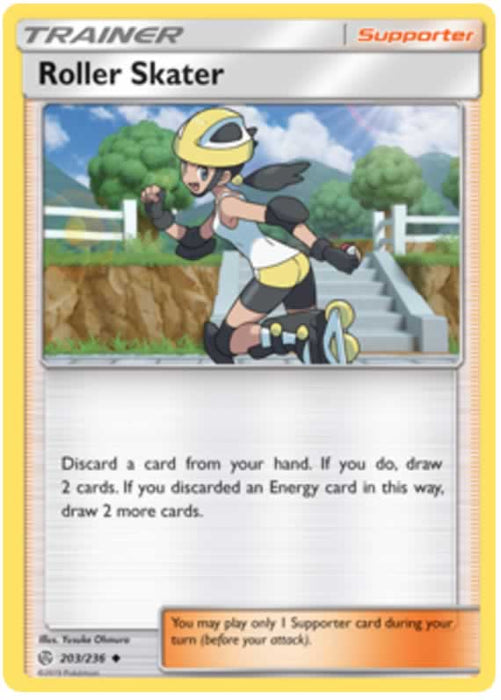 Roller Skater 203/236 Uncommon Pokemon Card (Cosmic Eclipse)