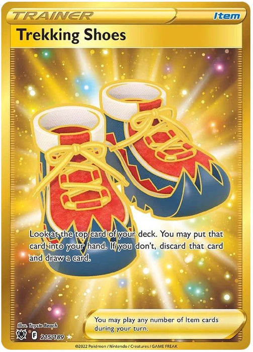 Trekking Boots 215/189 Rare Secret Pokemon Card (SWSH Astral Radiance)