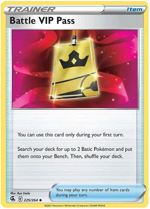 Battle VIP Pass 225/264 Uncommon Pokemon Card (SWSH Fusion Strike)