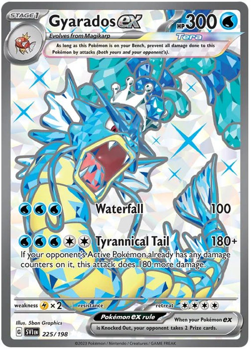 Gyarados ex 225/198 Ultra Rare Double Pokemon Card (Scarlet & Violet Base)