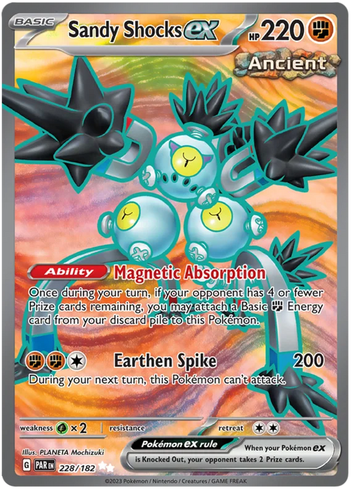 Sandy Shocks ex 228/182 Ultra Rare Pokemon Card (SV04 Paradox Rift)