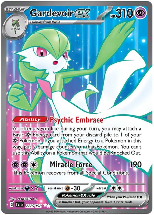 Gardevoir ex 228/198 Ultra Rare Double Pokemon Card (Scarlet & Violet Base)