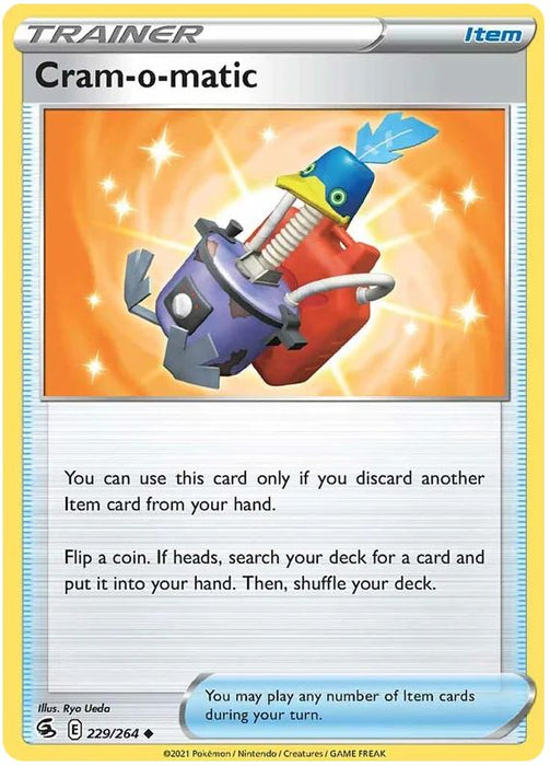 Cram-o-matic 229/264 Uncommon Pokemon Card (SWSH Fusion Strike)