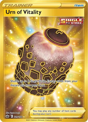 Urn of Vitality 229/198 Secret Rare Pokemon Card (SWSH Chilling Reign)