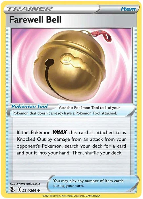 Farewell Bell 234/264 Uncommon Pokemon Card (SWSH Fusion Strike)