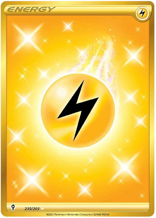 Electric Energy 235/203 Secret Rare Pokemon Card (SWSH Evolving Skies)